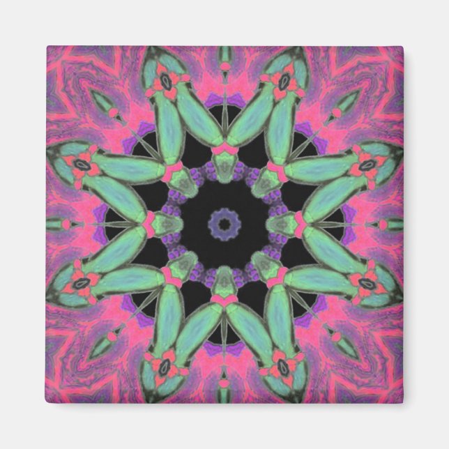 Geometry Psychedelic Fun Magnet (Vorne)