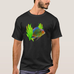 Geophagus Eartheater Cichlid Aquarium hält Fisch T-Shirt