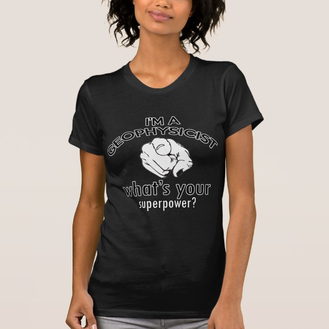 Geophysicistentwurf T-Shirt (Vorderseite)
