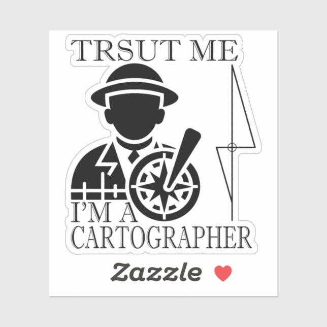 Georaum-/Surveyanzeige Aufkleber (Blatt)