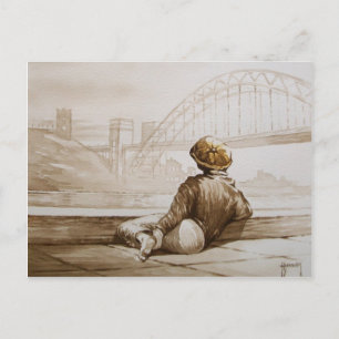 Geordie Daydream Post Card Postkarte