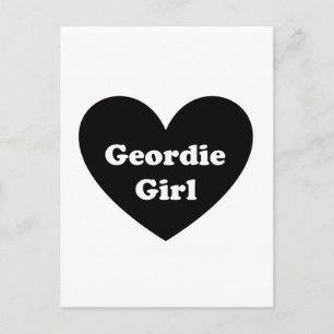 Geordie Girl Postkarte