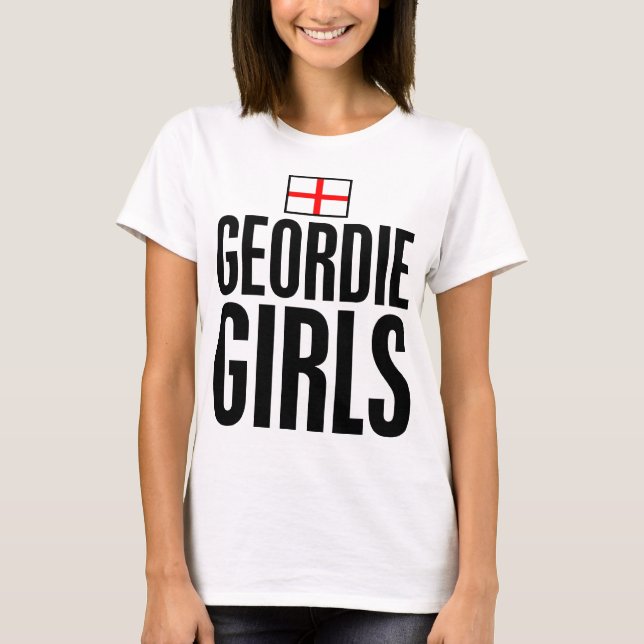 Geordie Mädchen T-Shirt (Vorderseite)