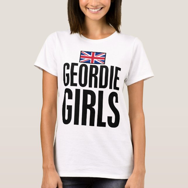 Geordie Mädchen T-Shirt (Vorderseite)
