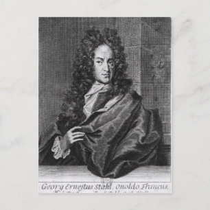 Georg Ernest Stahl Postkarte
