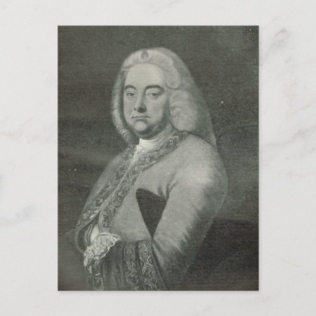 Georg Friedrich Händel Postkarte (Vorderseite)