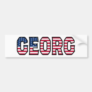 Georg Name Vorname USA Aufkleber Sticker Auto Autoaufkleber