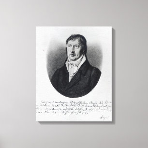 Georg Wilhelm Friedrich Hegel Leinwanddruck