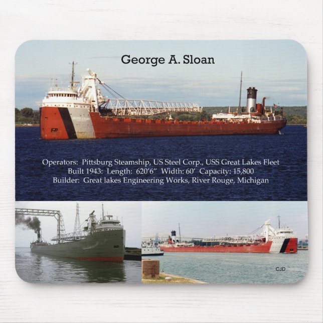 George A. Sloan mousepad (Vorne)