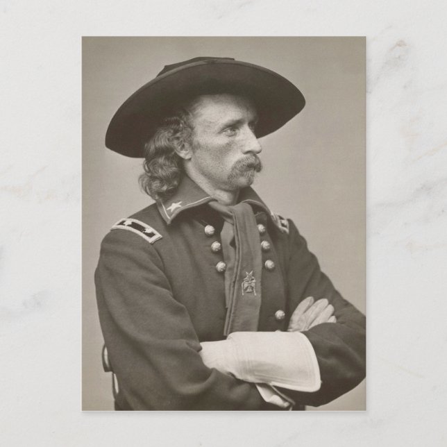 George Armstrong Custer Postkarte (Vorderseite)