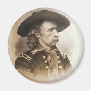 George Armstrong Custer um die 1860er Magnet