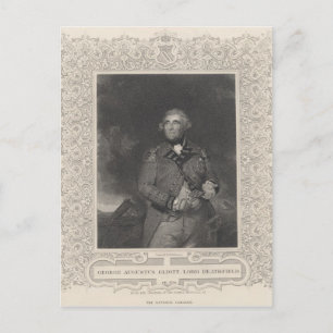 George Augustus Eliott, 1. Baron Heathfield Postkarte