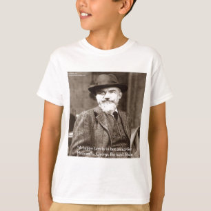 George B Shaw "Familie/Himmel" Weisheitszitate Ges T-Shirt