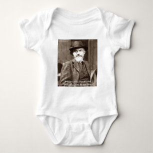 George B Shaw "Family/Heaven" Zitat von Weisheit G Baby Strampler