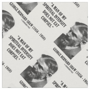 George B. Shaw Spirituelle Intensität Isst Keine L Stoff