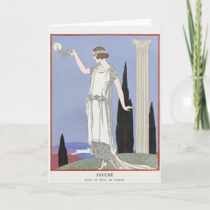 George Barbier, Art Deco Dankeskarten Dankeskarte