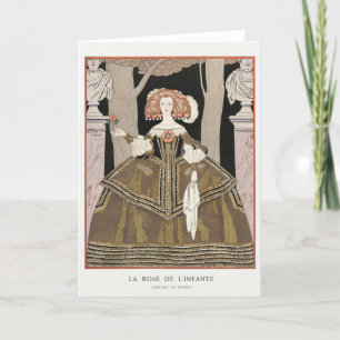 George Barbier, Art Deco Dankeskarten Dankeskarte