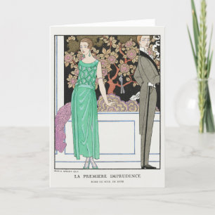 George Barbier, Art Deco Dankeskarten Dankeskarte