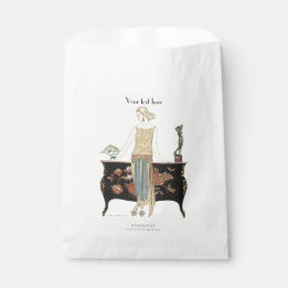 George Barbier Art Deco fashion Geschenktütchen