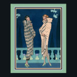 George Barbier Art Deco French Fashion Poster<br><div class="desc">1924,  Art Deco,  Paris Fashion Print von George Barbier 16x20 hier gezeigt. Erhältlich in anderen Größen und auf anderen Produkten.</div>