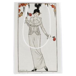 George Barbier, Art Deco Medium Geschenktasche Mittlere Geschenktüte