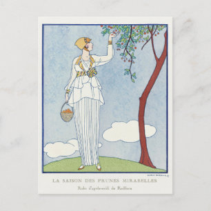 George Barbier, Art Deco Postcard Postkarte