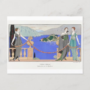 George Barbier, Art Deco Postcard Postkarte