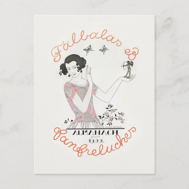 George Barbier, Art Deco Postcard Postkarte (Vorderseite)