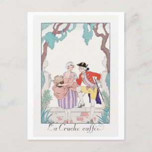 George Barbier, Art Deco Postcard Postkarte