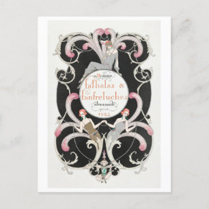 George Barbier, Art Deco Postcard Postkarte