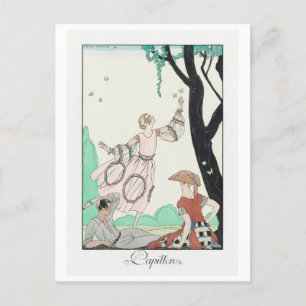 George Barbier, Art Deco Postcard Postkarte