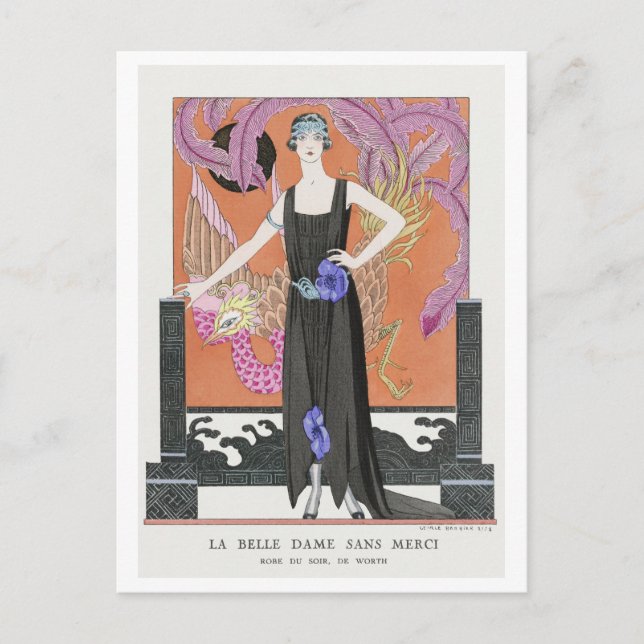 George Barbier, Art Deco Postcard Postkarte (Vorderseite)