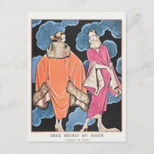 George Barbier, Art Deco Postkarte