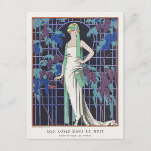 George Barbier, Art Deco Postkarte