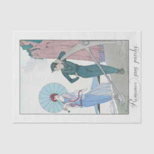 George Barbier, Art Deco Tissue Seidenpapier