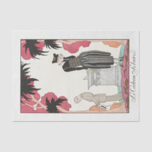 George Barbier, Art Deco Tissue Seidenpapier