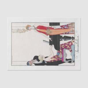 George Barbier, Art Deco Tissue Seidenpapier