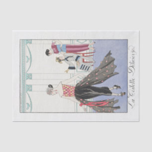 George Barbier, Art Deco Tissue Seidenpapier