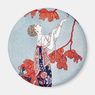 George Barbier "L'Oiseau Volage" 1914 Magnet