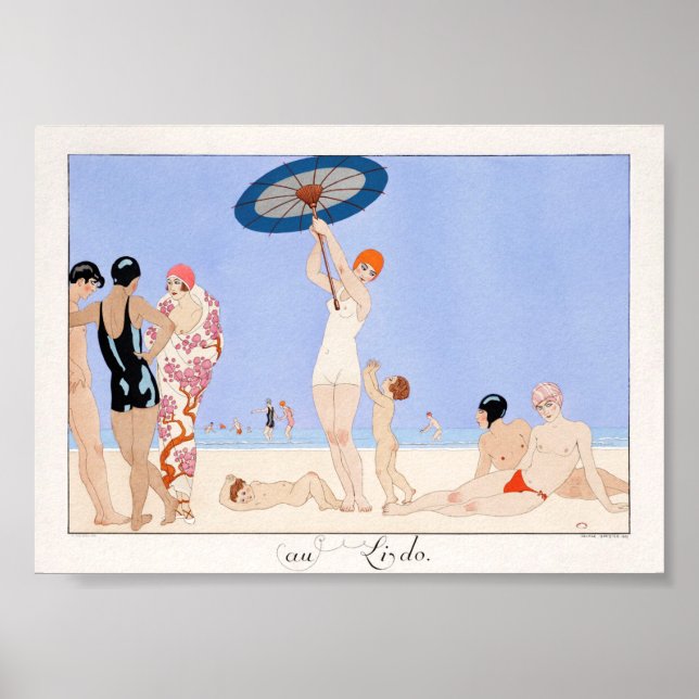 George Barbier Plakat (Vorne)