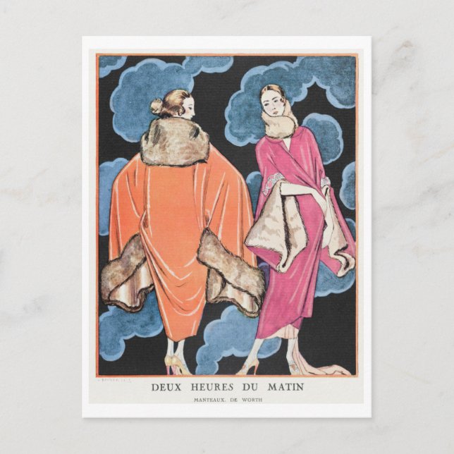 George Barbier Postcard Postkarte (Vorderseite)