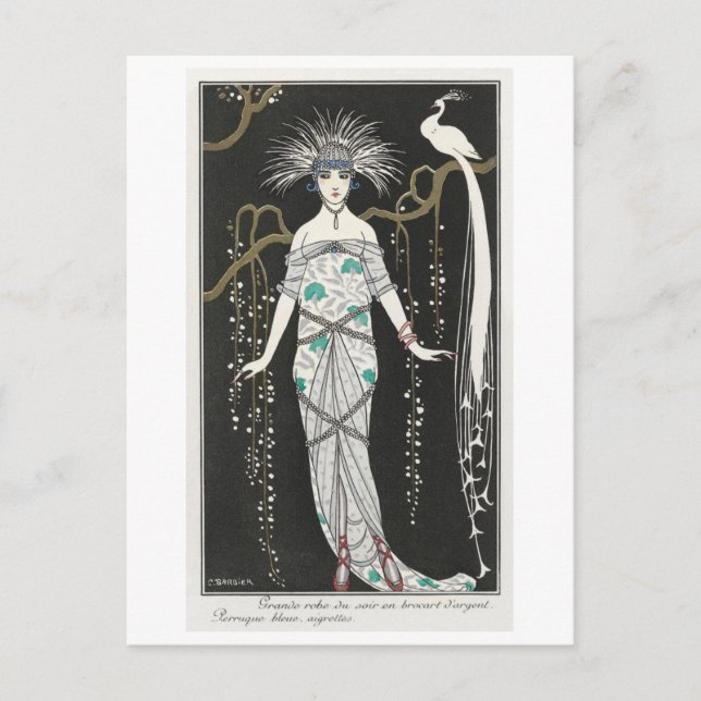 George Barbier Postcard Postkarte (Vorderseite)