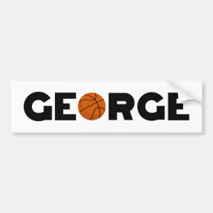 George Basketball Autoaufkleber