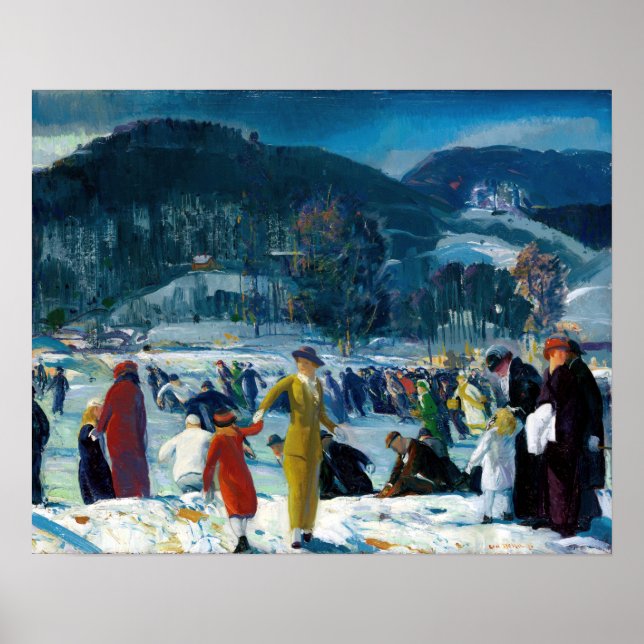 George Bellows Liebe des Winters Poster (Vorne)