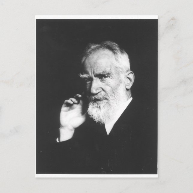George Bernard Shaw Postkarte (Vorderseite)