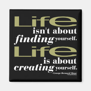 George Bernard Shaw Zitat Magnet