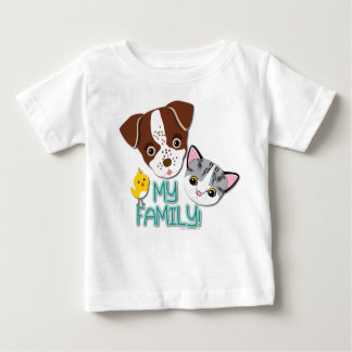 George, Bethie und Süsse Kanary: Meine Familie! Baby T-shirt