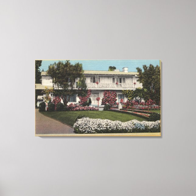 George Burns und Gracie Allen's Zuhause Leinwanddruck (Vorderseite)
