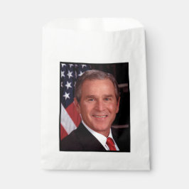 George Bush 43. US-Präsident Foto Geschenktütchen