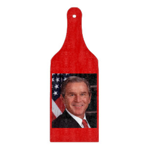George Bush 43. US-Präsident Foto Schneidebrett